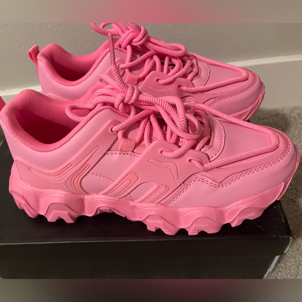 Hot Pink Sneakers NIB
